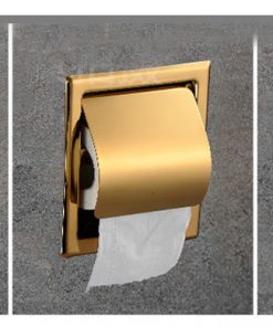 Vstavaný držiak na toaletný papier s rôznymi povrchmi