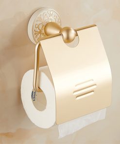 Mosadzný vintage držiak na toaletný papier v rôznych prevedeniach