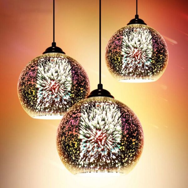Moderné závesné svietidlo z kolekcie 3D Fireworks, priemer 20cm - Image 6