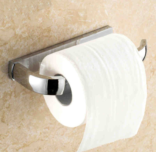 Chrómový držiak na toaletný papier