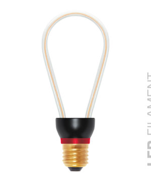 Umelecká LED ART žiarovka - RUSTIKA, E27, 8W, 2200K, 300lm