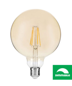 LED Filament žiarovka AVIDE, G95, 8W, E27, 806lm, Stmievateľná (2)