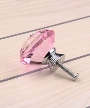 Rúčka pre nábytok DIAMAND, ružová farba, 40mm (1)