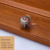 Dekoračná vintageretro kľučka na nábytok - červený bronz, 3126mm