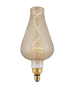 Vintage Filament žiarovka DEMIJOHN, zlatá - 5W, E27, 250lm, Stmievateľná, Teplá biela