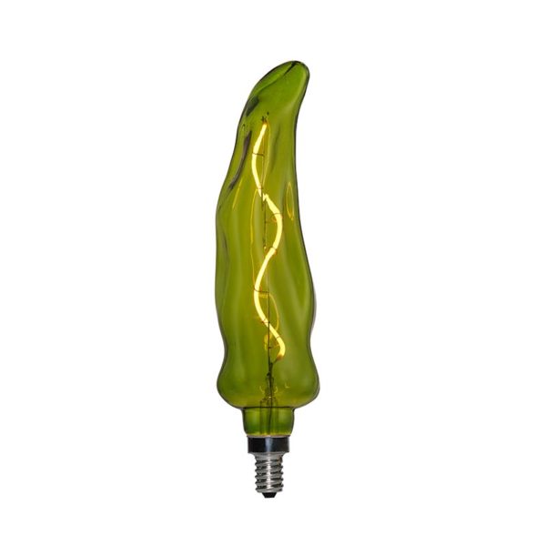 Žiarovka GREEN PEPERONE - E14, 3W, 90lm, Stmievateľná