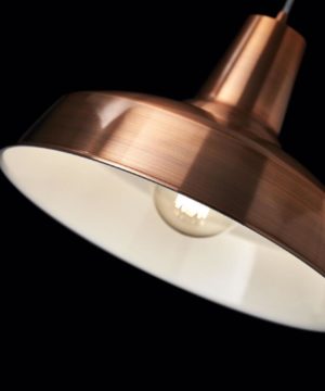 Alternative view of Závesné historické svietidlo MOBY SP1 v medenej farbe | Ideal Lux