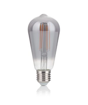 Žiarovka Filament CONO s dymovým sklom, E27, 4W, 200lm, Teplá biela | Ideal Lux