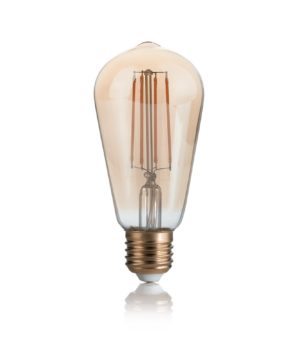 Žiarovka Filament CONO so zlatým sklom, E27, 4W, 300lm, Stmievateľná, Teplá biela | Ideal Lux