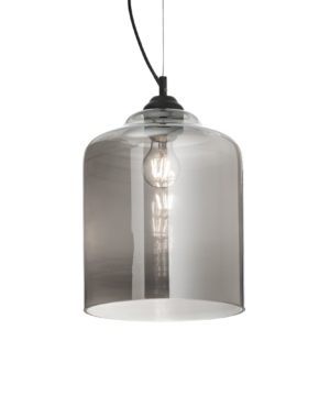 Svietidlo s dymovým skleneným tienidlom BISTRO' SP1 SQUARE
