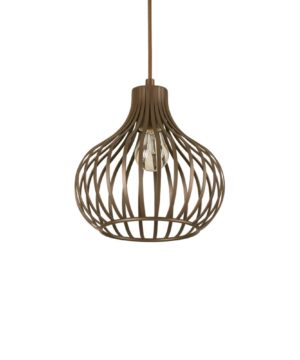 Svietidlo závesné ONION SP1 D23 v hnedej farbe