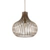 Svietidlo závesné ONION SP1 D38 v hnedej farbe | Ideal Lux