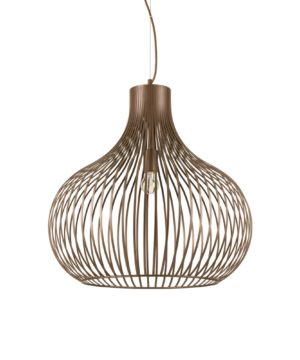 Svietidlo závesné ONION SP1 D60 v hnedej farbe | Ideal Lux