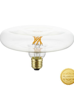 Priehľadná LED žiarovka - DASH D170, 6W, E27, 500lm, 2700K, Teplá biela, Stmievateľná