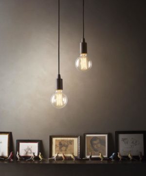 Alternative view of Dizajnové svietidlo v čiernej farbe EDISON SP1 | Ideal Lux