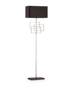 Moderná stojacia lampa s tienidlom, chróm LUXURY PT1 | Ideal Lux