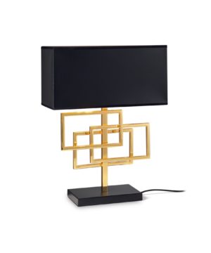 Moderná stolová lampa v mosádznej úprave LUXURY TL1 | Ideal Lux