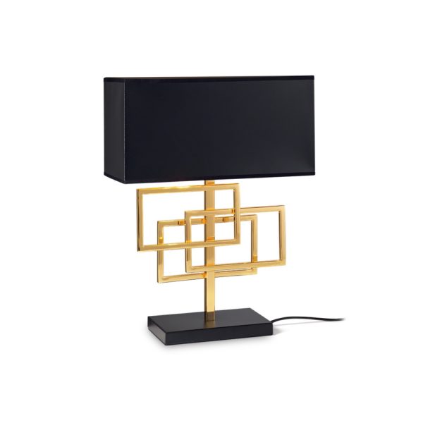 Moderná stolová lampa v mosádznej úprave LUXURY TL1 | Ideal Lux