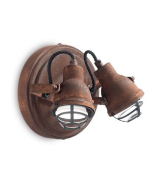 Nástenná lampa v priemyselnom štýle BOB MINI AP2 | Ideal Lux