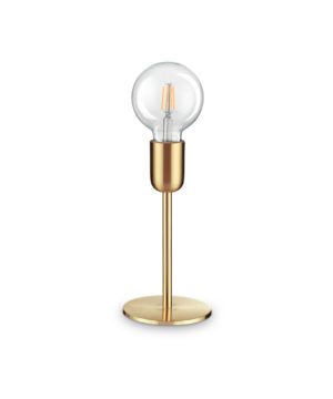 Stolová moderná lampa v mosádznej farbe MICROPHONE TL1 | Ideal Lux