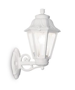 Vonkajšia lampa v klasickom štýle, biela farba, IP44, ANNA AP1 BIG