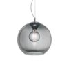 Moderný luster so sférickým difúzorom v dymovej farbe NEMO SP1 D40 | Ideal Lux