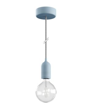 Exteriérové závesné svietidlo IP65, Modré prevedenie, 150cm