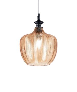 Dizajnové sklenené svietidlo LORD SP1 so zlatým sklom | Ideal Lux