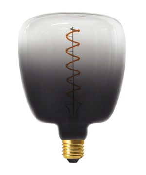 Farebná LED žiarovka BLACK-TRANSPARENT APPLE - E27, 4W, 150lm, Stmievateľná | Daylight Italia