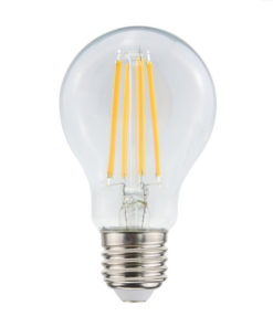 LED Priehľadná žiarovka - A60, 11W, E27, 1521lm, Teplá biela | Daylight Italia