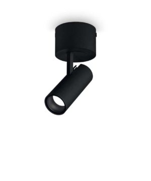 Moderné nástenné bodové svietidlo PLAY PL1, čierna farba | Ideal Lux