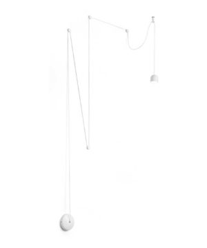 Nástenné a stropné svietidlo TALL SP1 SMALL, biela farba | Ideal Lux