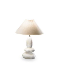 Dizajnová stolová lampa DOLOMITI TL1 SMALL v tvare kameňov | Ideal Lux