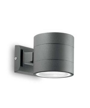 Exterierové nástenné svietidlo SNIF AP1 ROUND, antracitová farba | Ideal Lux