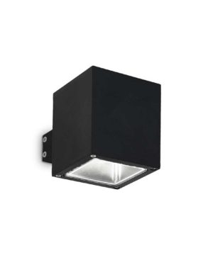 Exterierové nástenné svietidlo SNIF AP1 SQUARE, čierna farba | Ideal Lux