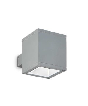 Exterierové nástenné svietidlo SNIF AP1 SQUARE, sivá farba | Ideal Lux