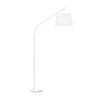 Jednoduchá stojacia kovová lampa DADDY PT1, biela farba | Ideal Lux