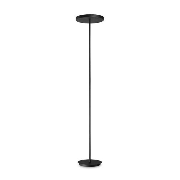 Jednoduchá stojacia lampa COLONNA PT4, čierna farba | Ideal Lux