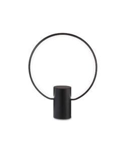 Moderná LED stolová lampa CERCHIO TL, čierna farba | Ideal Lux