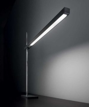 Alternative view of Moderná jednoduchá LED stolová lampa GRU TL, biela farba | Ideal Lux