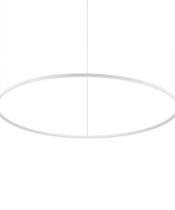 Moderný oválny závesný luster Oracle slim sp d150, 4000k, v bielej farbe | Ideal Lux