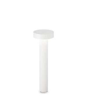 Záhradné stĺpikové svietidlo TESLA PT4 SMALL, biela farba | Ideal Lux
