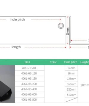 Skryté nábytkové madlo ELEGANT v striebornej brúsenej farbe, 100 mm