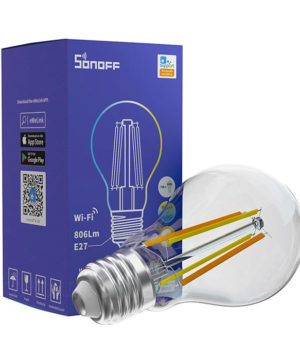 WIFI SMART LED Žiarovka SONOFF, 7W, E27, A60, kompatibilná s AMAZON ALEXA + GOOGLE