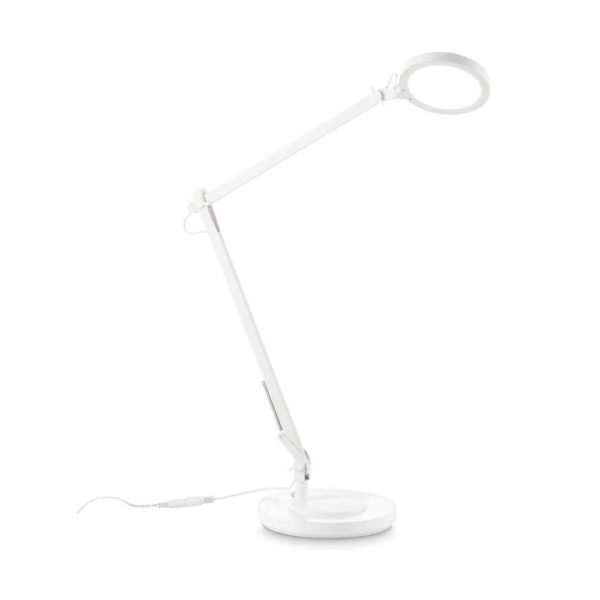 Moderná LED stolová lampa FUTURA TL, biela farba | Ideal Lux