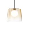Závesné svietidlo s jantárovým odtieňom tienidla FADE SP1 | Ideal Lux