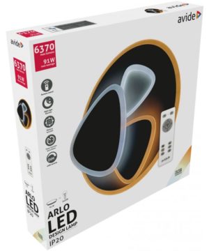 Alternative view of LED stropné svietidlo Design Arlo, 91W, RF ovládanie, 6370lm