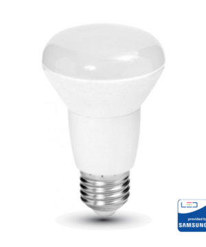Reflektorová LED žiarovka so SAMSUNG čipom - E27, 8W, Studená biela, 570lm