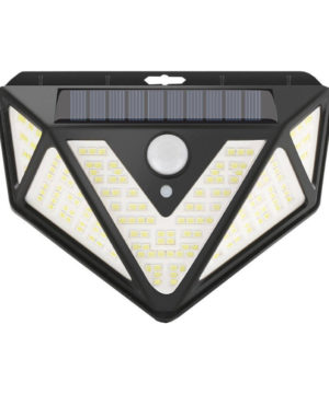 Solárne nástenné svietidlo s pohybovým senzorom, 220lm, 1200mAh, Superfire FF6-B