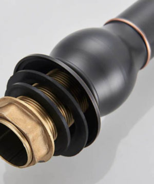 Vysoká vintage vodovodná batéria - matná čierna